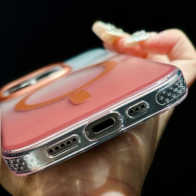 Чохол TPU+PC Shadow with MagSafe для Apple iPhone 16 Pro (6.3") Rose Gold Чохол TPU+PC Shadow with MagSafe для Apple iPhone 16 Pro (6.3") Rose Gold