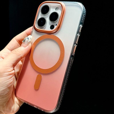 Чохол TPU+PC Shadow with MagSafe для Apple iPhone 16 Pro (6.3") Rose Gold Чохол TPU+PC Shadow with MagSafe для Apple iPhone 16 Pro (6.3") Rose Gold