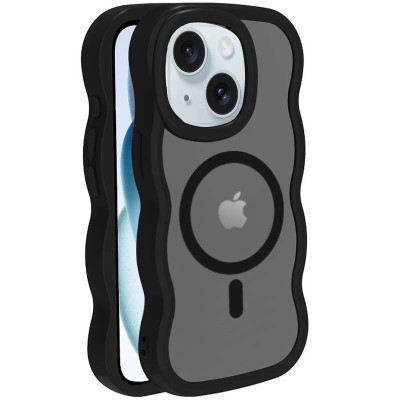 Чохол TPU+PC Undine with MagSafe для Apple iPhone 15 (6.1") Black Чохол TPU+PC Undine with MagSafe для Apple iPhone 15 (6.1") Black