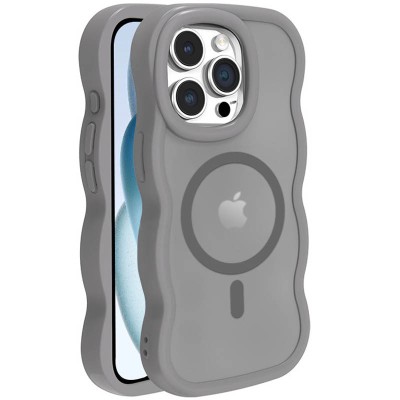 Чохол TPU+PC Undine with MagSafe для Apple iPhone 15 Pro Max (6.7") Grey Чохол TPU+PC Undine with MagSafe для Apple iPhone 15 Pro Max (6.7") Grey