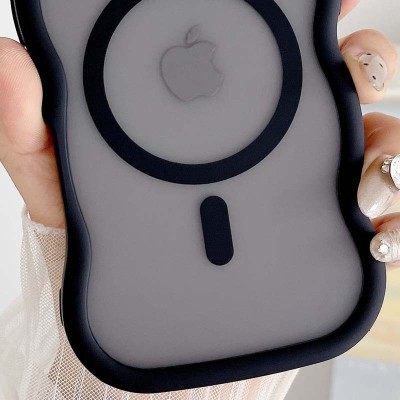 Чохол TPU+PC Undine with MagSafe для Apple iPhone 16 (6.1") Black Чохол TPU+PC Undine with MagSafe для Apple iPhone 16 (6.1") Black