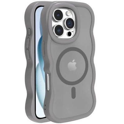 Чохол TPU+PC Undine with MagSafe для Apple iPhone 16 Pro (6.3") Grey Чохол TPU+PC Undine with MagSafe для Apple iPhone 16 Pro (6.3") Grey