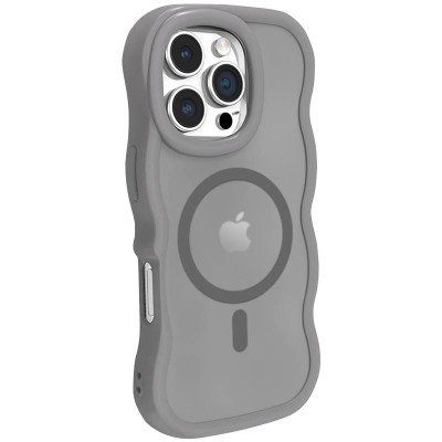 Чохол TPU+PC Undine with MagSafe для Apple iPhone 16 Pro (6.3") Grey Чохол TPU+PC Undine with MagSafe для Apple iPhone 16 Pro (6.3") Grey