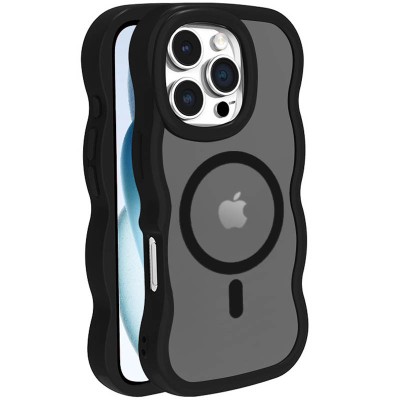 Чохол TPU+PC Undine with MagSafe для Apple iPhone 16 Pro Max (6.9") Black Чохол TPU+PC Undine with MagSafe для Apple iPhone 16 Pro Max (6.9") Black