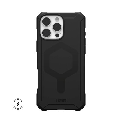 Чохол UAG для iPhone 16 Pro Max, Essential Armor Magsafe, Black (114449114040) Чохол UAG для iPhone 16 Pro Max, Essential Armor Magsafe, Black (114449114040)