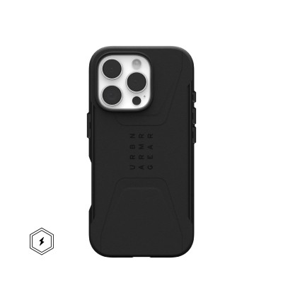 Чохол UAG для iPhone 16 Pro, Civilian Magsafe, Black (114444114040)
