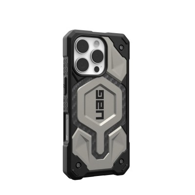 Чохол UAG для iPhone 16 Pro, Monarch Pro Magsafe, Titanium (114456113636)