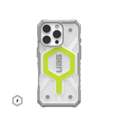 Чохол UAG для iPhone 16 Pro, Pathfinder Clear Magsafe, Active Neon (114464118181) Чохол UAG для iPhone 16 Pro, Pathfinder Clear Magsafe, Active Neon (114464118181)