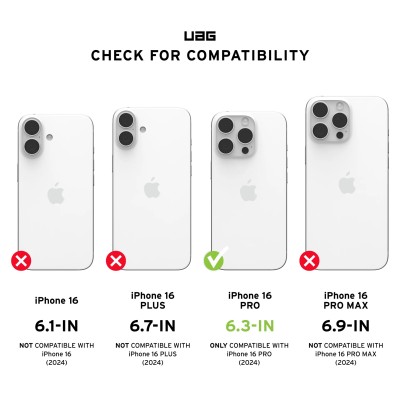 Чохол UAG для iPhone 16 Pro, Pathfinder Magsafe, Cloud Blue (114468114151)