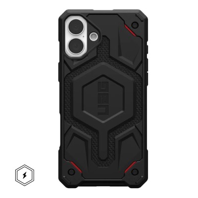 Чохол UAG для iPhone 16, Monarch Pro Magsafe, Kevlar Black (114458113940)