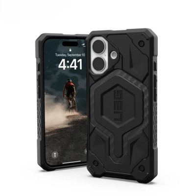 Чохол UAG для iPhone 16, Monarch, Carbon Fiber (114462114242)