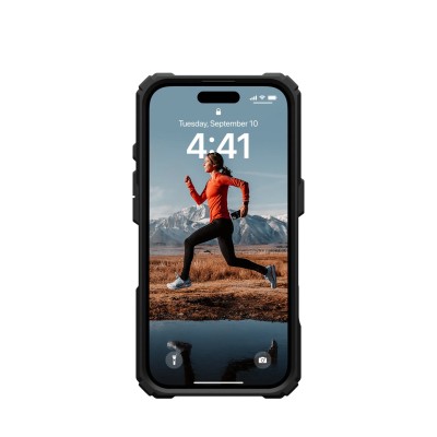 Чохол UAG для iPhone 16, Plasma XTE MagSafe, Black/Orange (114476114097)