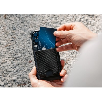 Чохол UAG для карт магнітний з підставкою, Metropolis Wallet Kevlar, Black