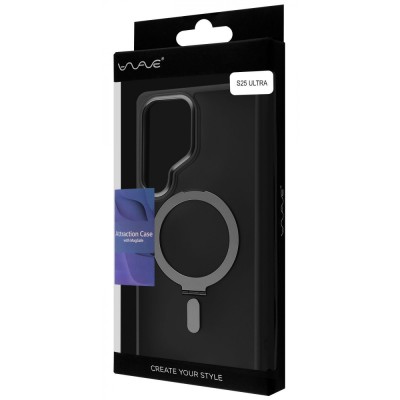 Чохол WAVE Attraction Case with Magnetic Ring Samsung Galaxy S25 Ultra blue