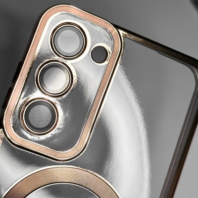 Чохол WAVE Metal Color Case with Magnetic Ring Samsung Galaxy S23 gold