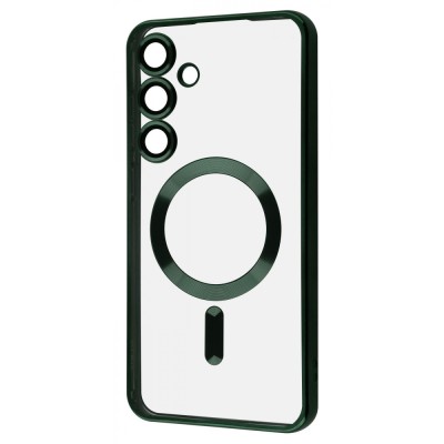 Чохол WAVE Metal Color Case with Magnetic Ring Samsung Galaxy S25 dark green