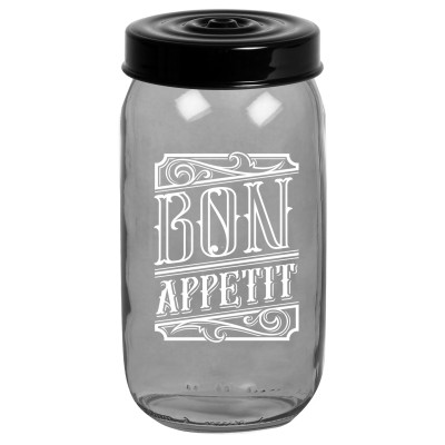 Банка HEREVIN Transparent Grey 1 л (172541-146)