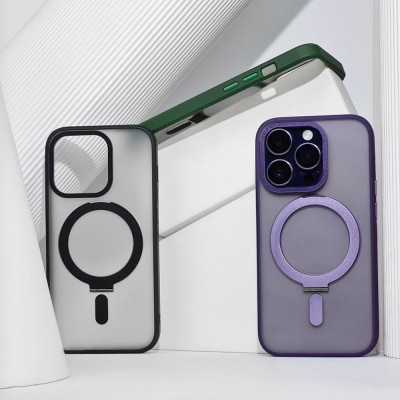 Чохол WAVE Premium Attraction Case with Magnetic Ring iPhone 14 Pro purple