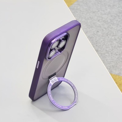 Чохол WAVE Premium Attraction Case with Magnetic Ring iPhone 15 Pro blue