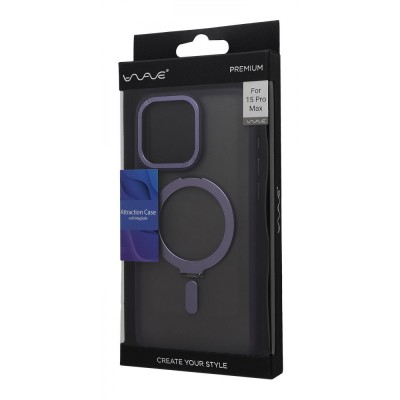 Чохол WAVE Premium Attraction Case with Magnetic Ring iPhone 15 Pro Max blue