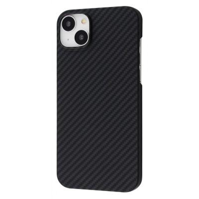 Чохол WAVE Premium Carbon Slim with Magnetic Ring iPhone 14 Plus/15 Plus black