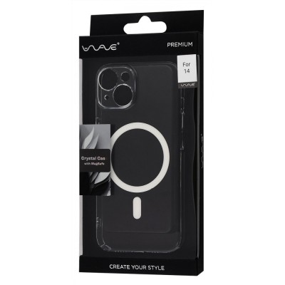 Чохол WAVE Premium Crystal Case with Magnetic Ring iPhone 14 transparent