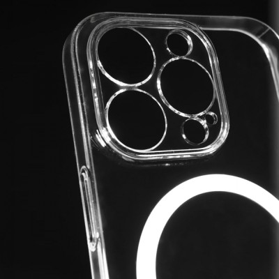 Чохол WAVE Premium Crystal Case with Magnetic Ring iPhone 14 transparent