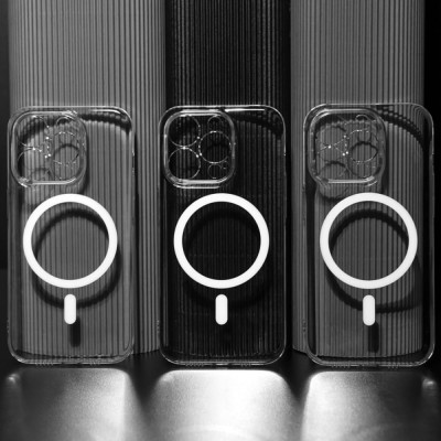 Чохол WAVE Premium Crystal Case with Magnetic Ring iPhone 14 transparent