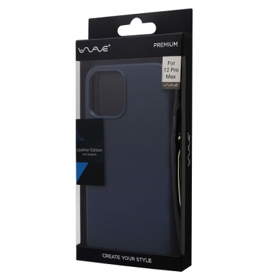 Чохол WAVE Premium Leather Edition Case with Magnetic Ring iPhone 12 Pro Max deep violet