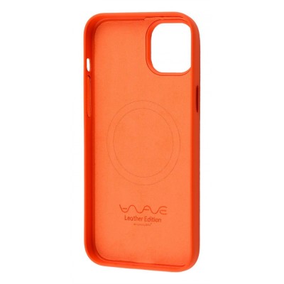 Чохол WAVE Premium Leather Edition Case with Magnetic Ring iPhone 15 Plus ink