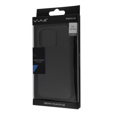 Чохол WAVE Premium Leather Edition Case with Magnetic Ring iPhone 15 Pro forest green