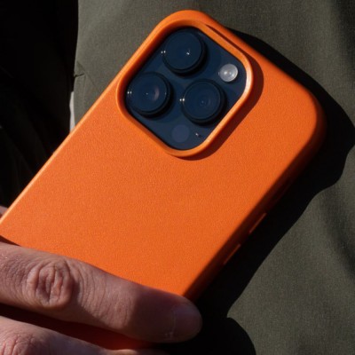 Чохол WAVE Premium Leather Edition Case with Magnetic Ring iPhone 15 Pro Max forest green