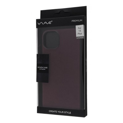 Чохол WAVE Premium Woven Case with Magnetic Ring iPhone 15 Plus black