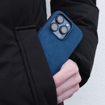 Чохол WAVE Premium Woven Case with Magnetic Ring iPhone 15 Pro pacific blue