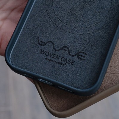 Чохол WAVE Premium Woven Case with Magnetic Ring iPhone 15 Pro pacific blue