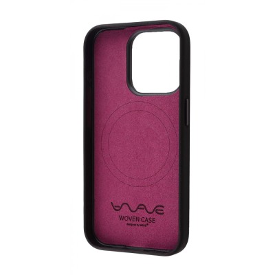 Чохол WAVE Premium Woven Case with Magnetic Ring iPhone 15 Pro pacific blue