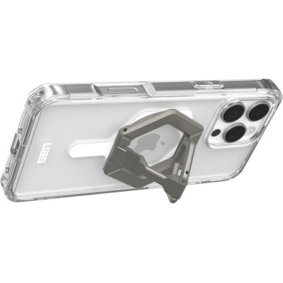Чохол+магнітне кільце-тримач UAG для Apple iPhone 16 Pro Max, Plyo MagSafe, Ice White/Titanium Stand (1144811BV01)