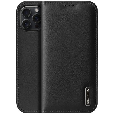 Чохол-книжка Dux Ducis Hivo для Apple iPhone 16 Pro (6.3") Black Чохол-книжка Dux Ducis Hivo для Apple iPhone 16 Pro (6.3") Black