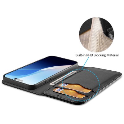 Чохол-книжка Dux Ducis Hivo для Apple iPhone 16 Pro (6.3") Black Чохол-книжка Dux Ducis Hivo для Apple iPhone 16 Pro (6.3") Black
