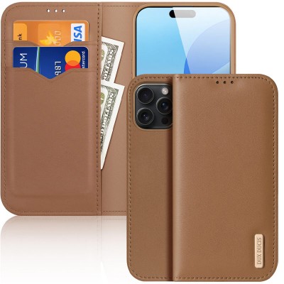 Чохол-книжка Dux Ducis Hivo для Apple iPhone 16 Pro (6.3") Brown