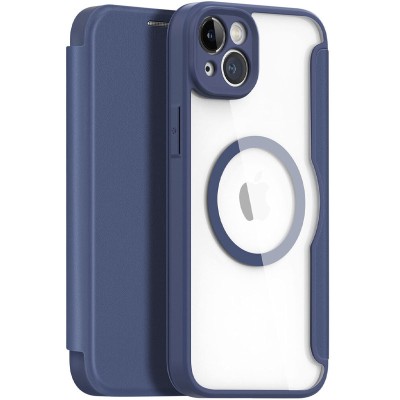 Чохол-книжка Dux Ducis Skin X Pro with MagSafe для Apple iPhone 15 (6.1") Blue Чохол-книжка Dux Ducis Skin X Pro with MagSafe для Apple iPhone 15 (6.1") Blue