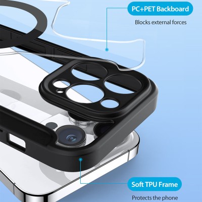 Чохол-книжка Dux Ducis Skin X Pro with MagSafe для Apple iPhone 15 Pro (6.1") Black Чохол-книжка Dux Ducis Skin X Pro with MagSafe для Apple iPhone 15 Pro (6.1") Black