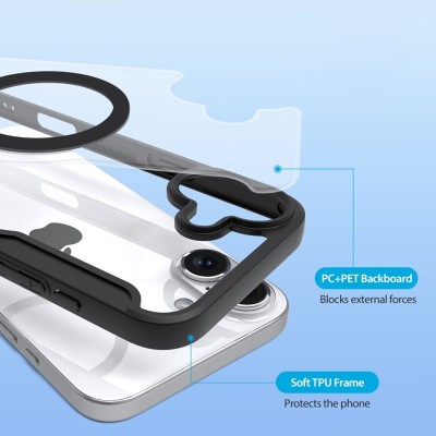 Чохол-книжка Dux Ducis Skin X Pro with MagSafe для Apple iPhone 16 (6.1") Black