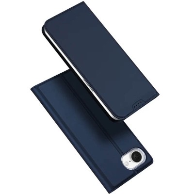 Чохол-книжка Dux Ducis з кишенею для візиток для Apple iPhone 16e (6.1") Синій