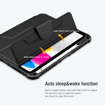 Чохол-книжка Nillkin Bumper Pro для Apple iPad 10.9" (2022) Black Чохол-книжка Nillkin Bumper Pro для Apple iPad 10.9" (2022) Black