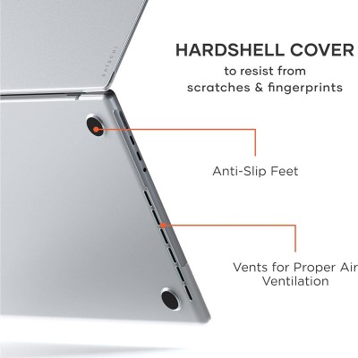 Чохол-накладка Clear Shell для Apple MacBook Pro 16.2" (A2485/A2780) Прозорий Чохол-накладка Clear Shell для Apple MacBook Pro 16.2" (A2485/A2780) Прозорий