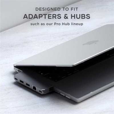 Чохол-накладка Clear Shell для Apple MacBook Pro 16.2" (A2485/A2780) Прозорий Чохол-накладка Clear Shell для Apple MacBook Pro 16.2" (A2485/A2780) Прозорий