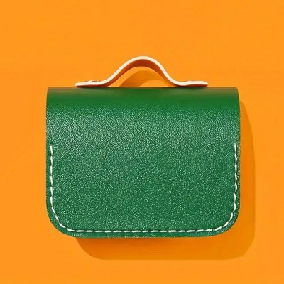 Шкіряний футляр Briefcase для навушників AirPods Pro 2 / Pro Green / Orange Шкіряний футляр Briefcase для навушників AirPods Pro 2 / Pro Green / Orange