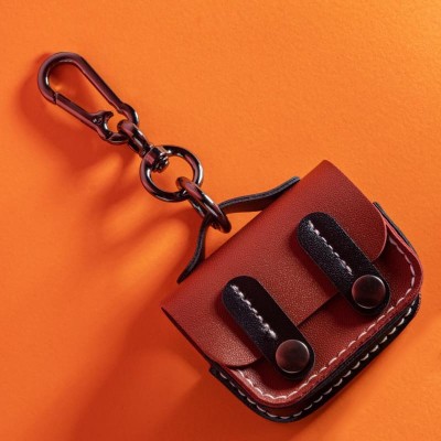 Шкіряний футляр Briefcase для навушників AirPods Pro Brown / Black Шкіряний футляр Briefcase для навушників AirPods Pro Brown / Black