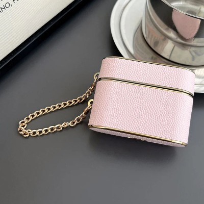 Шкіряний футляр Suitcase для навушників AirPods 3 Pink Шкіряний футляр Suitcase для навушників AirPods 3 Pink